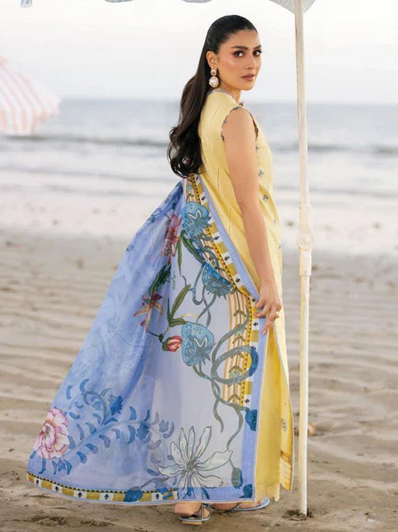 AFSANAH by Seran Embroidered Lawn Collection 2026 Vol-02 (AREEN D-07)