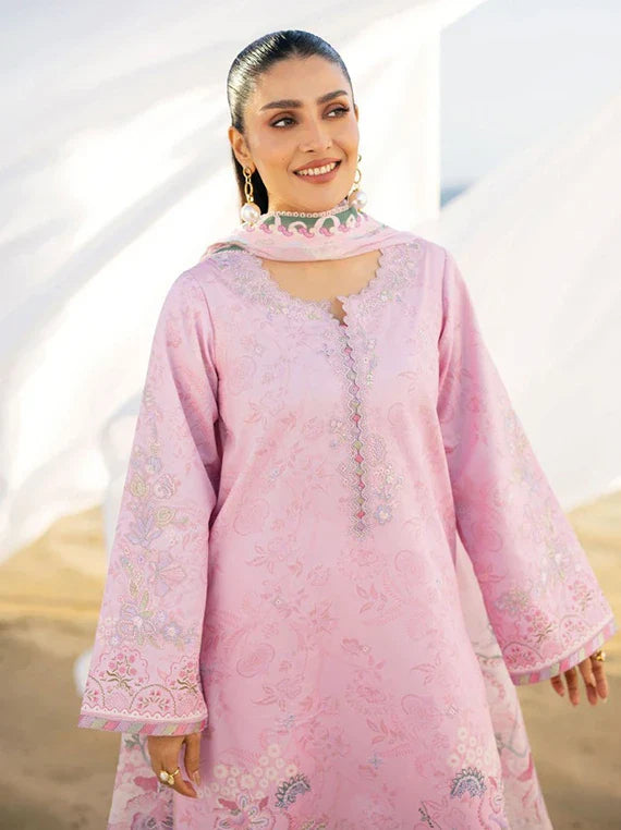 AFSANAH by Seran Embroidered Lawn Collection 2026 Vol-02 (AYLA D-04)