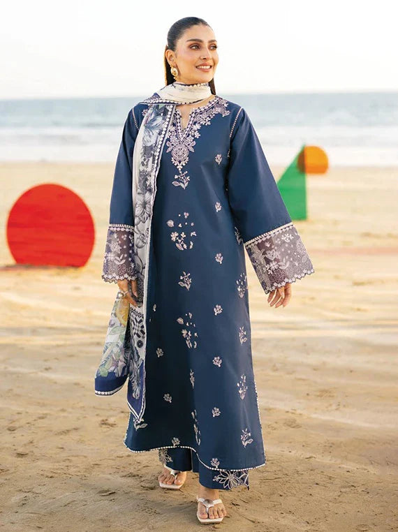 AFSANAH by Seran Embroidered Lawn Collection 2026 Vol-02 (NAYLA D-09)