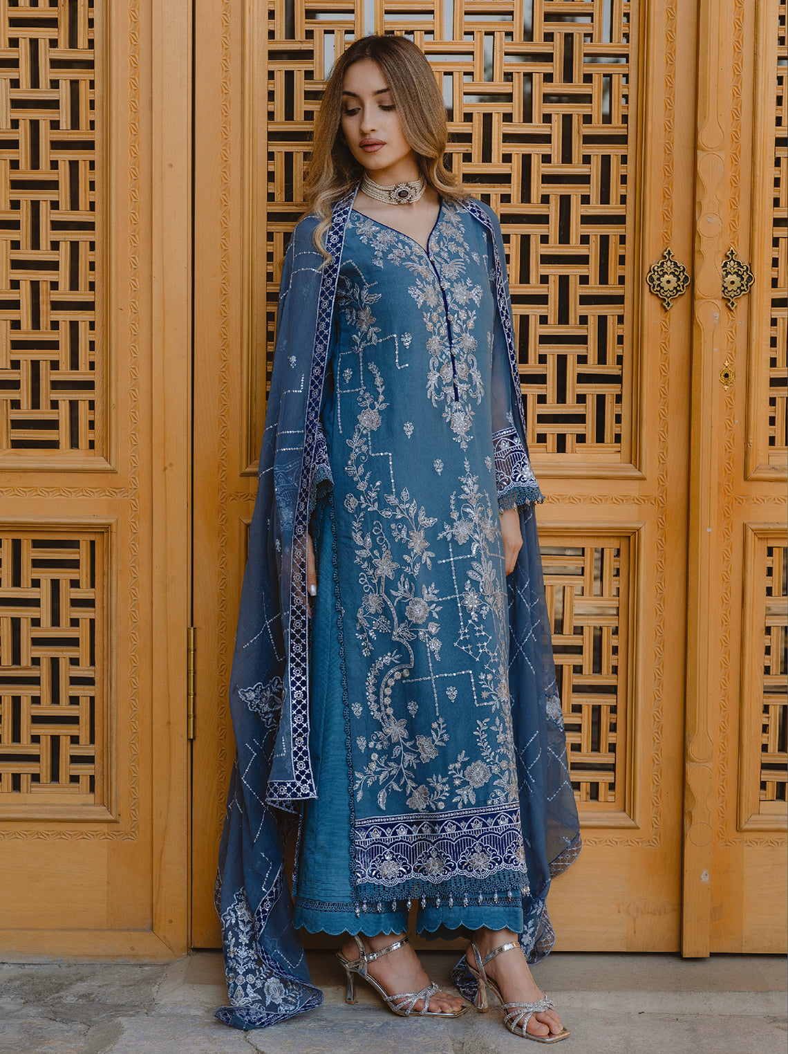 AL Kousar Festive Chiffon Collection 2026 by AHMAD EMBROIDERY (DD-02)