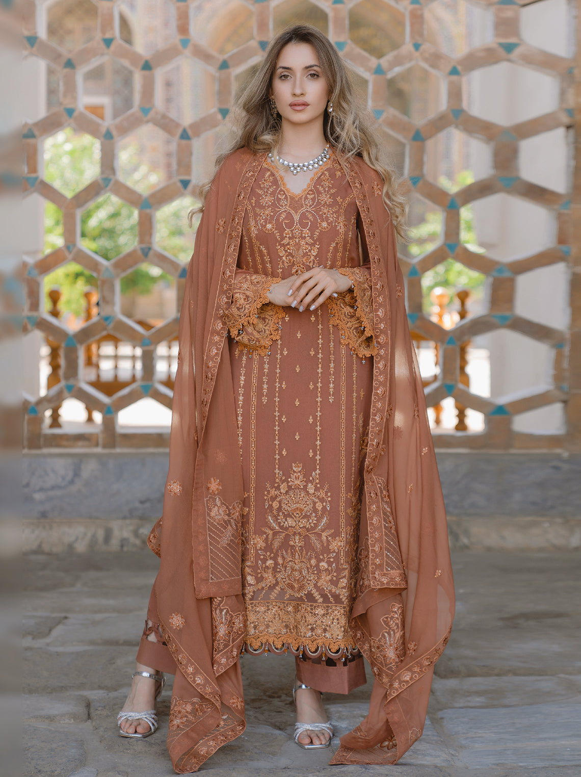 AL Kousar Festive Chiffon Collection 2026 by AHMAD EMBROIDERY (DD-06)