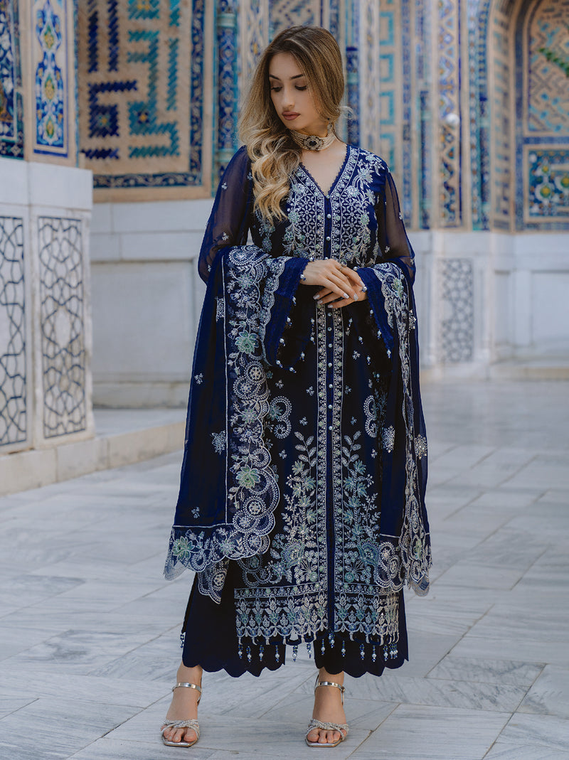 AL Kousar Festive Chiffon Collection 2026 by AHMAD EMBROIDERY