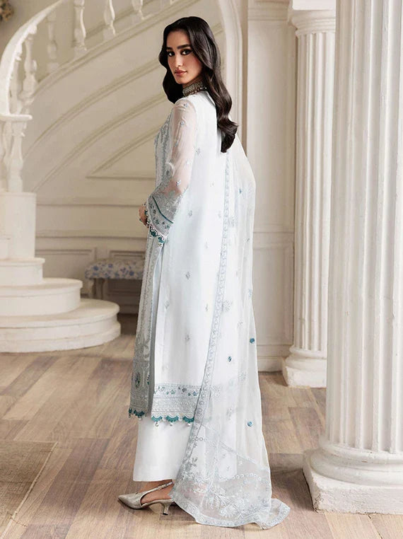 ALKAUSAR Luxe Chiffon Embroidered Collection 2026 (02-Serenity)
