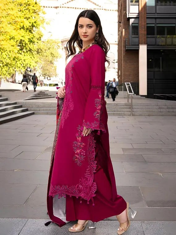 ALZOHAIB Embroidered East Meet London Wintry Breeze Collection'26 (D-03)