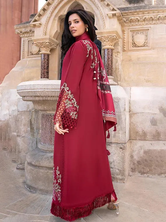 ALZOHAIB Embroidered East Meet London Wintry Breeze Collection'26 (D-07)