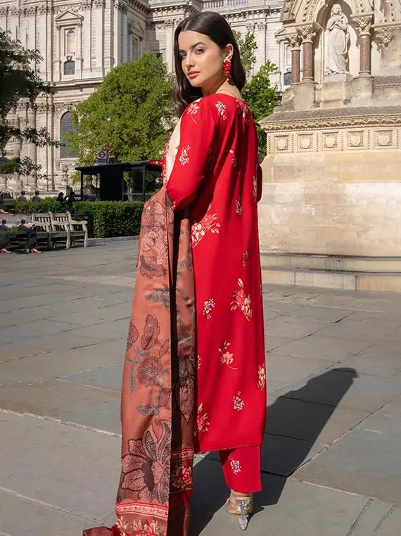 ALZOHAIB Embroidered East Meet London Wintry Breeze Collection'26 (D-10)
