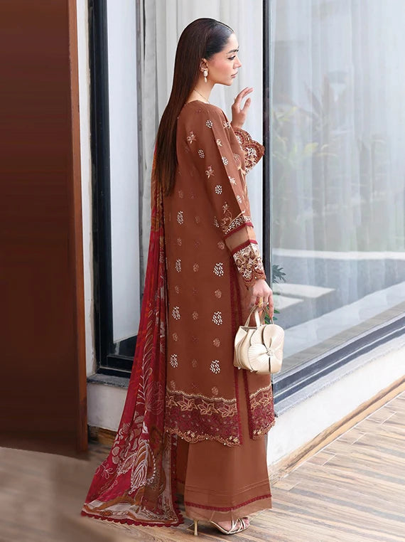ANDAAZ by Ramsha Luxury Lawn Collection 2026 Vol-14 (Z-1401)