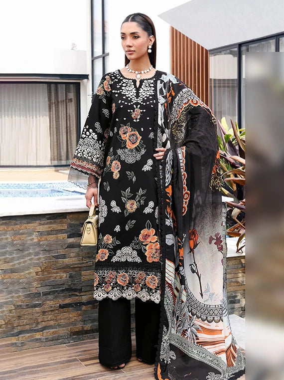 ANDAAZ by Ramsha Luxury Lawn Collection 2026 Vol-14 (Z-1403)