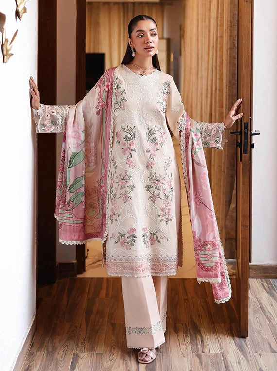 ANDAAZ by Ramsha Luxury Lawn Collection 2026 Vol-14 (Z-1409)