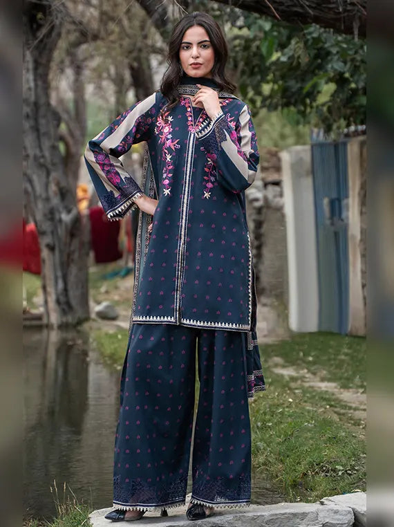 ANIIQ by Charizma Embroidered Unstitched Linen Collection'26 (ANW7-11)