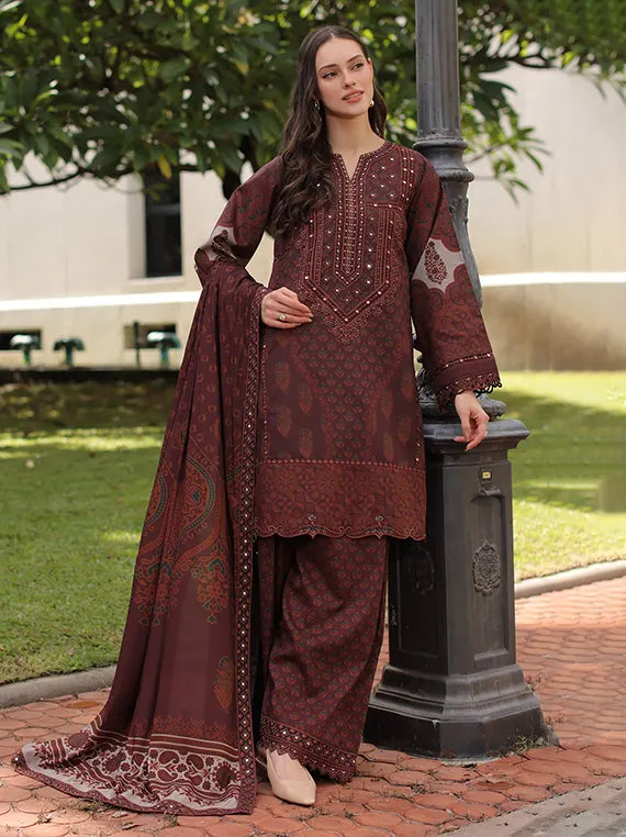 ANIIQ by Charizma Embroidered Unstitched Linen Collection'26 (ANW7-13)