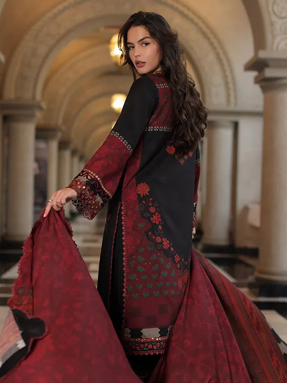 ANIIQ by Charizma Embroidered Unstitched Linen Collection'26 (ANW7-18)
