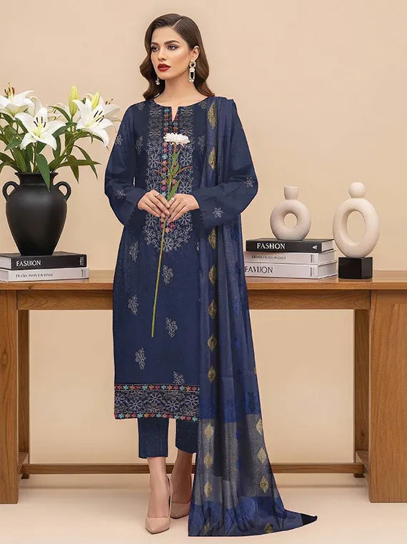 APSRA by Khoobsurat Embroidered Peach Leather Collection 2025 (D-03)