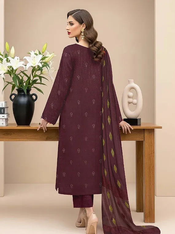 APSRA by Khoobsurat Embroidered Peach Leather Collection 2025 (D-04)