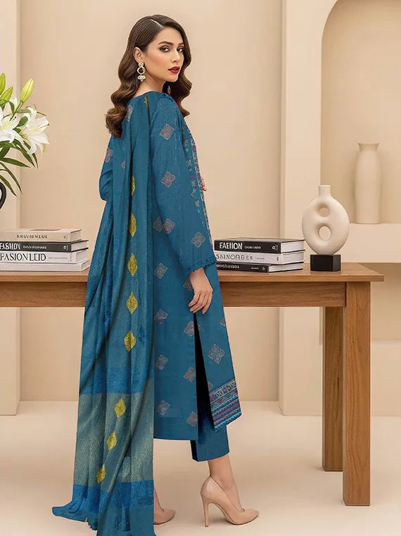 APSRA by Khoobsurat Embroidered Peach Leather Collection 2025 (D-05)