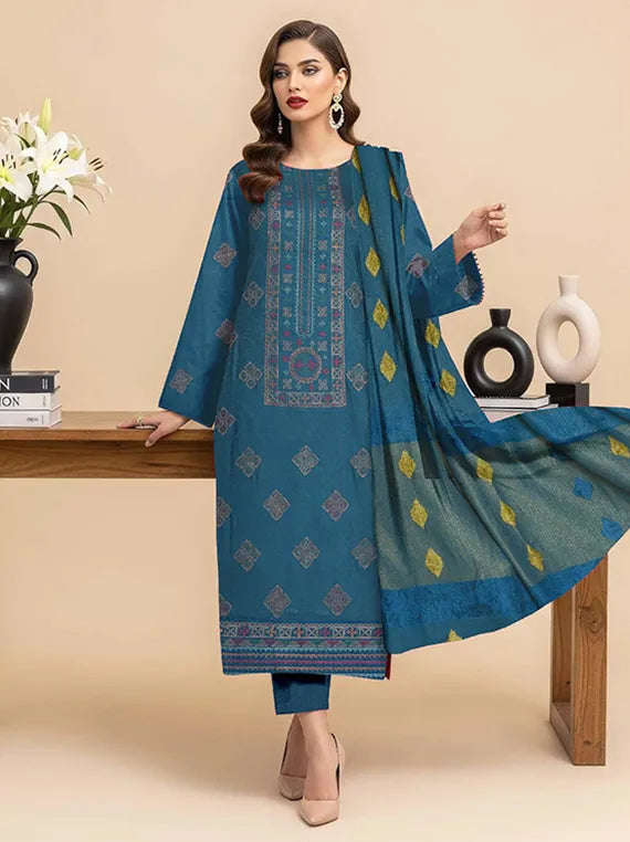 APSRA by Khoobsurat Embroidered Peach Leather Collection 2025 (D-05)