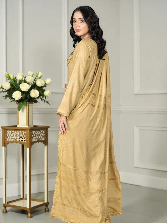 ARZOO by Wania Peach Self Jacquard Collection 2025 (WL-234)