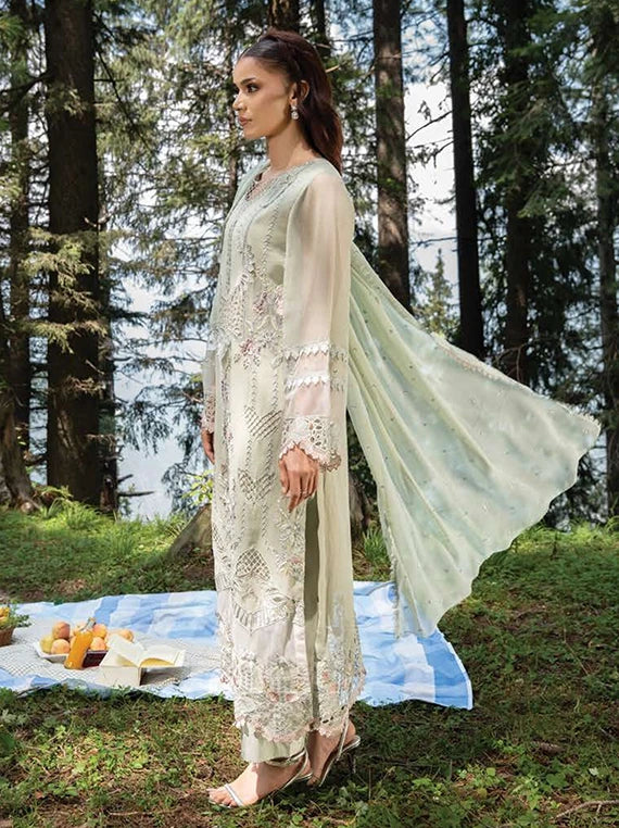 AURA by Zebtan Embroidered Chiffon Collection 2026 (AR-01)