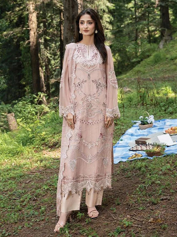 AURA by Zebtan Embroidered Chiffon Collection 2026 (AR-05)