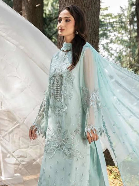 AURA by Zebtan Embroidered Chiffon Collection 2026 (AR-07)