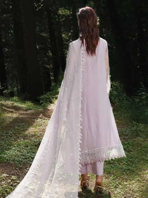 AURA by Zebtan Embroidered Chiffon Collection 2026 (AR-08)