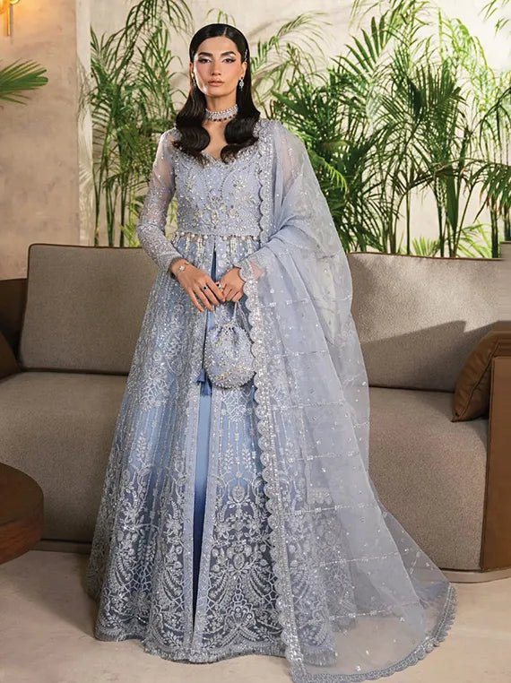 AZIRA by Gulaal Embroidered Organza Collection 2025 (GL-LFU-02)