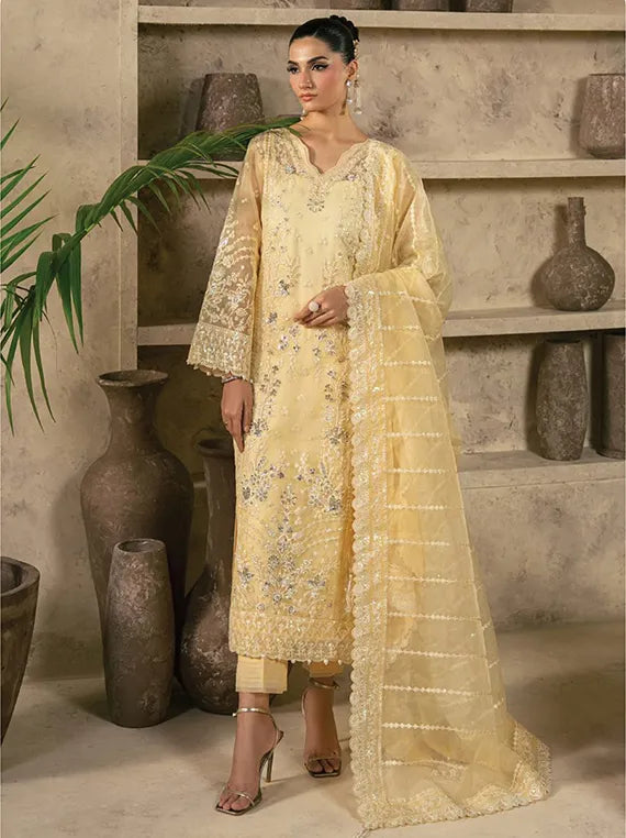 AZIRA by Gulaal Embroidered Organza Collection 2025 (GL-LFU-05)