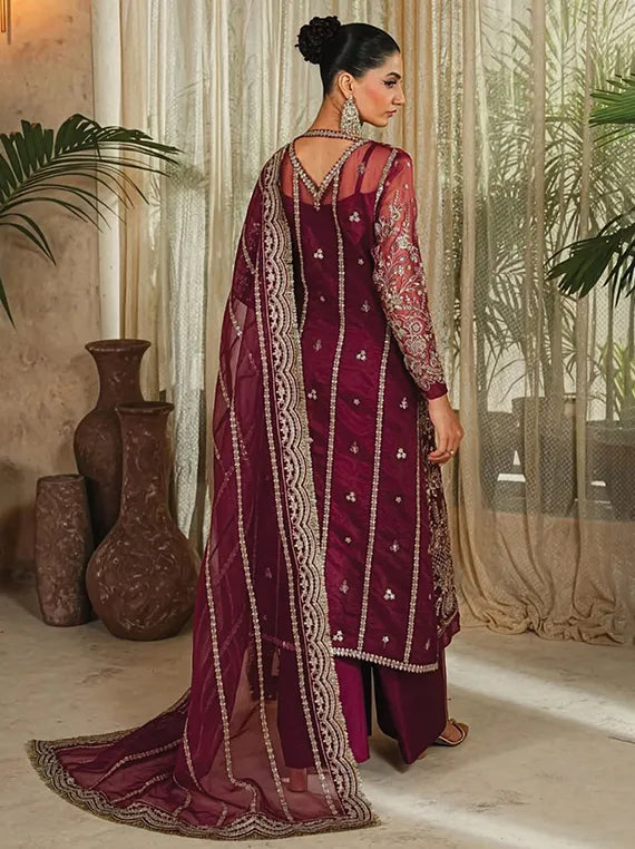 AZIRA by Gulaal Embroidered Organza Collection 2025 (GL-LFU-06)