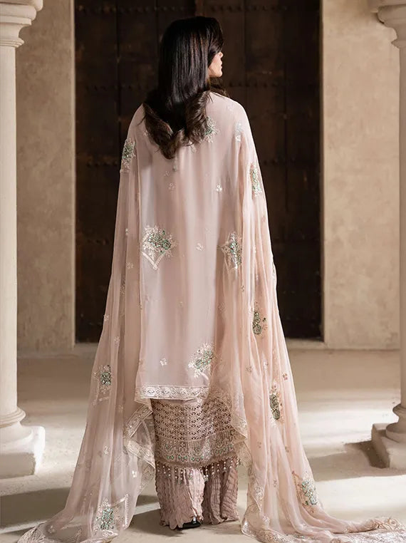 AZU by Ahmed EMB Chiffon Collection 2026 Vol-17 (D-02)