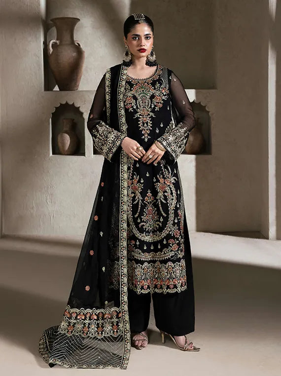 AZU by Ahmed EMB Chiffon Collection 2026 Vol-17