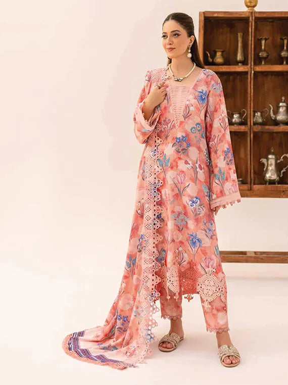 Aafreen Embroidered Karandi Collection 2024 By Riaz Arts (AF-137)