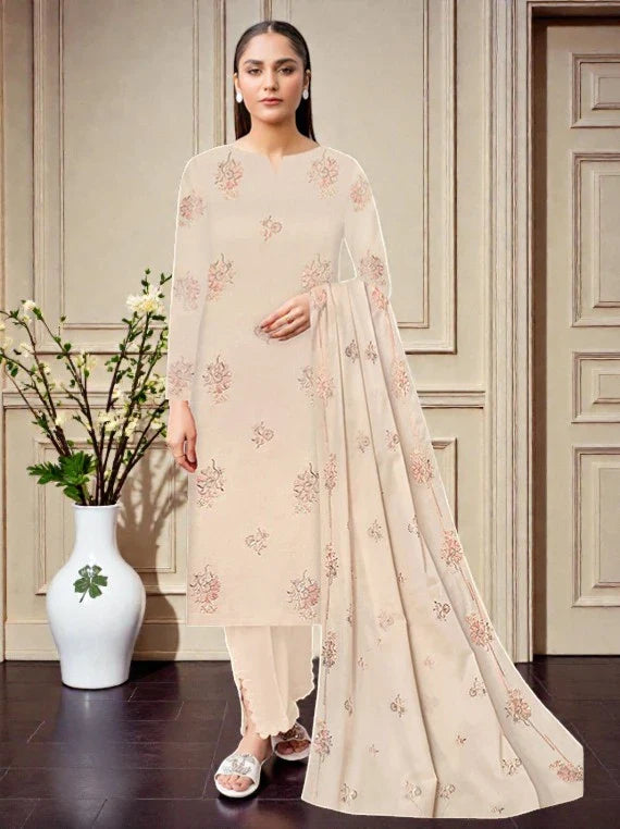 Aanchal by Chawla Fabrics Embroidered Lawn Collection 2026 (D-01)