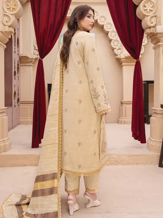 Aangan Embroidered Karandi Collection 2025 by Chawla Fabrics (D-02)