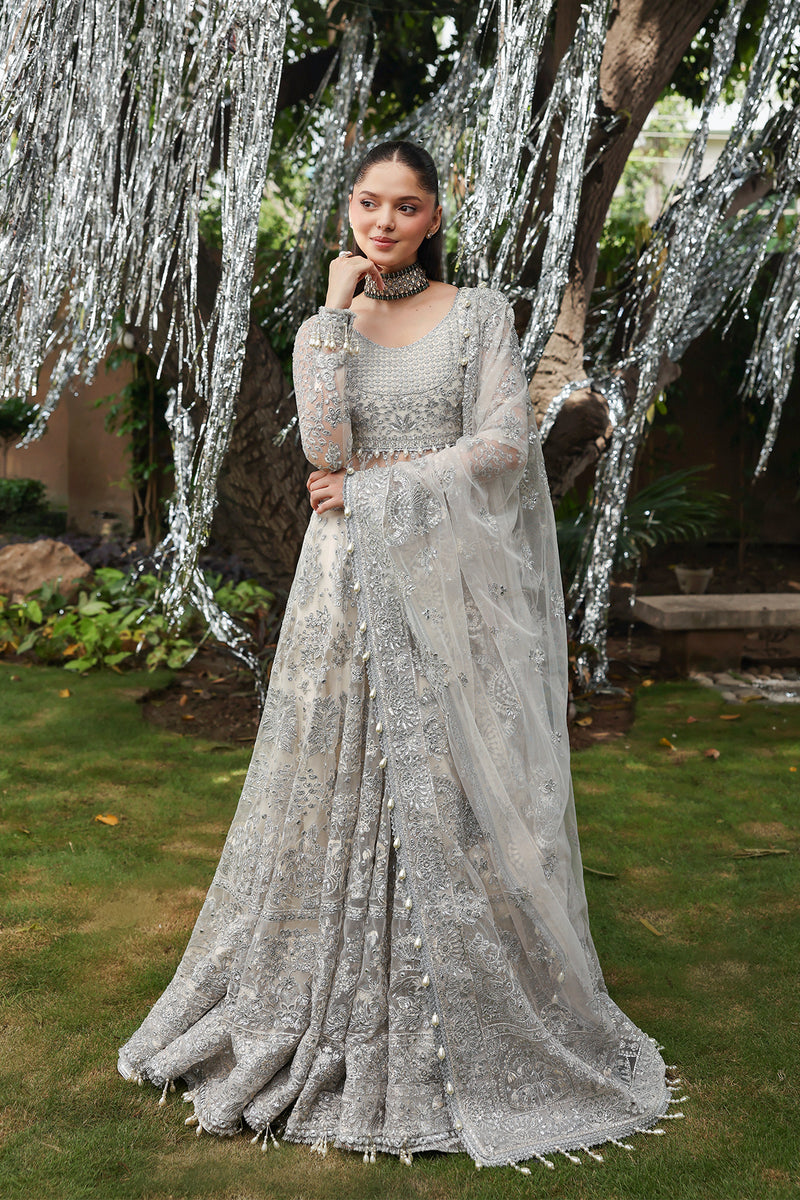 Afrozeh La Fuchsia Embroidered Raw Silk Collection 2026 (AWS-06 TWILUNE)