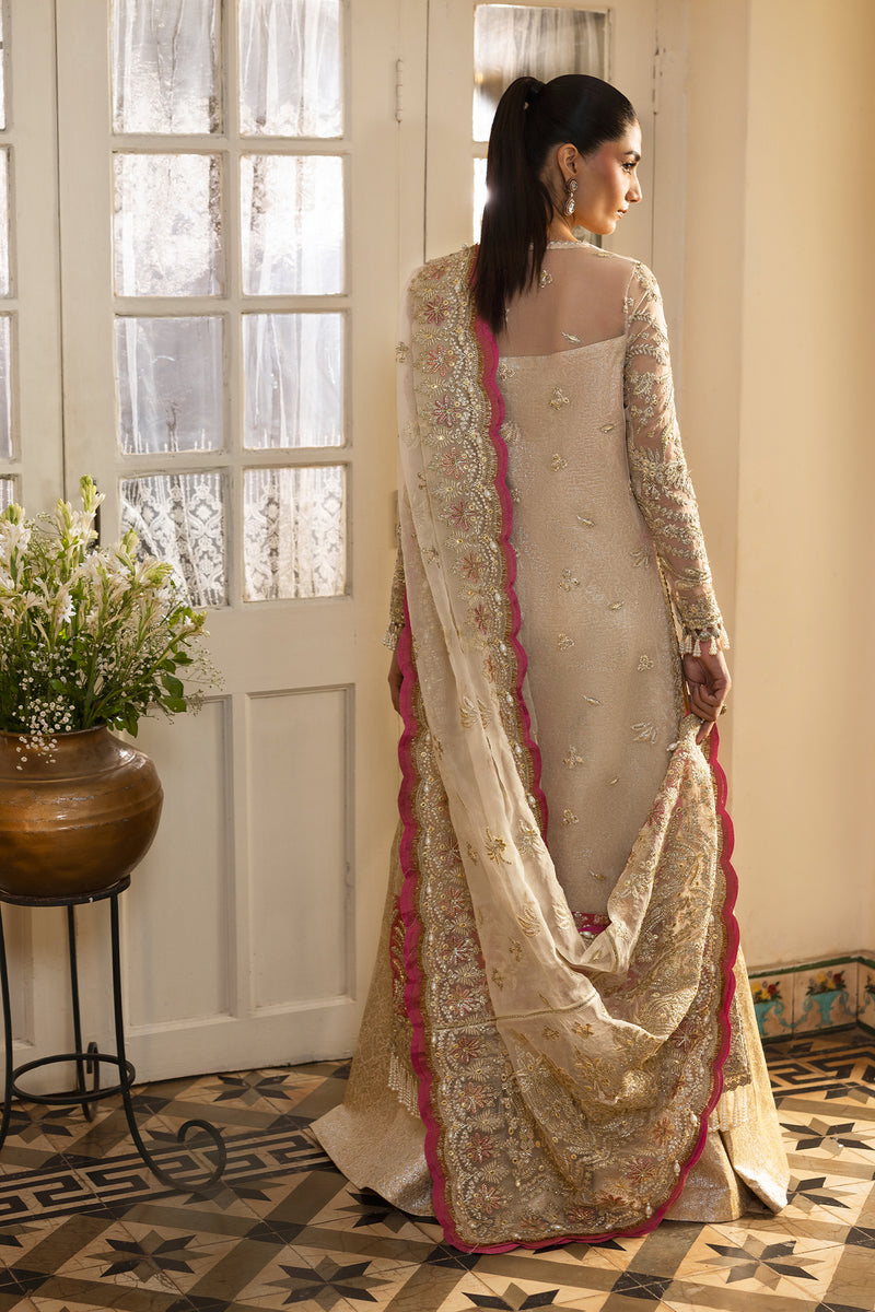 Afrozeh La Fuchsia Embroidered Raw Silk Collection 2026 (AWS-07 SILKDAWN)