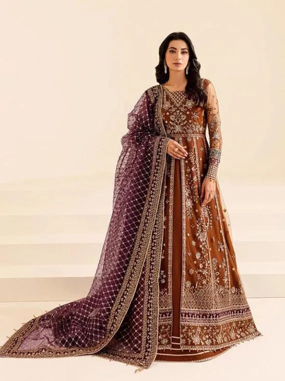 Farasha Ethereal Embroidered Collection 2025 (Crimson Alure)