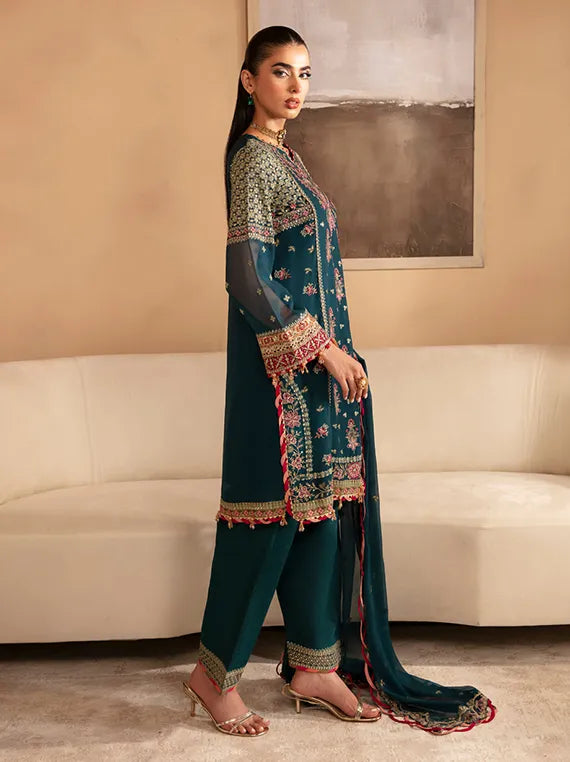 Farasha Ethereal Embroidered Collection 2025 (D-08 NEHMAT)