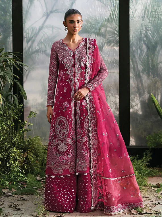 Afrozeh La Fuchsia Festive Collection 2025 (ALF-25-V1-03-ROWAN)