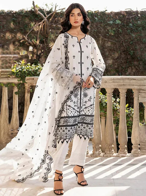 Afrozeh Mystique Embroidered Collection 2025 (07-Ocean Pearl)