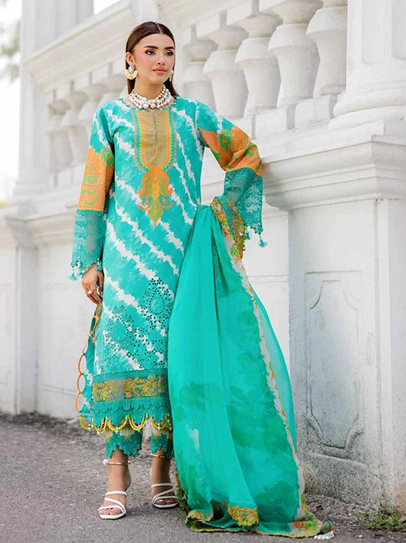 Aghaz E Nou by Charizma Embroidered Lawn Collection 2026 Vol-01 (AG6-07)