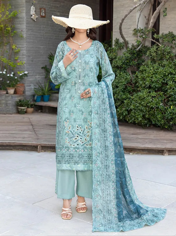 Aiman Manal Printed Embroidered Lawn Collection 2026 Vol-02 (D-03)