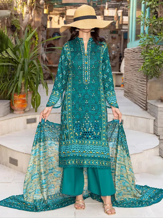 Aiman Manal Printed Embroidered Lawn Collection 2026 Vol-02 (D-04)