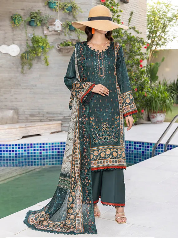Aiman Manal Printed Embroidered Lawn Collection 2026 Vol-02 (D-05)