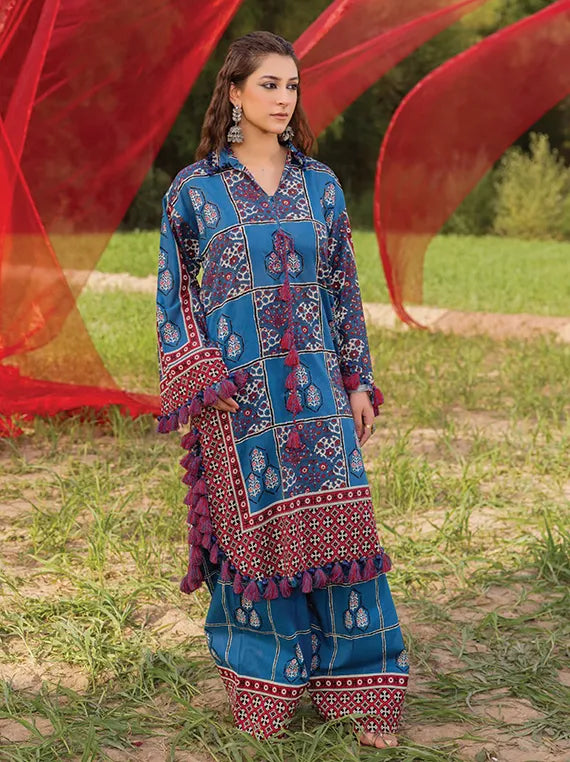 Ajrak by Gul Ahmed Luxe Lawn Collection 2025