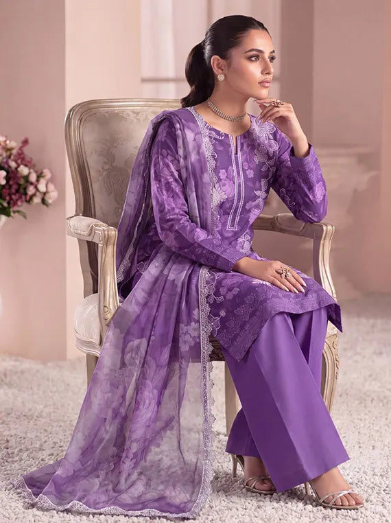 Aleena by Fantak Embroiderd Viscose Unstitched Collection'26 V-1011 (D-03)