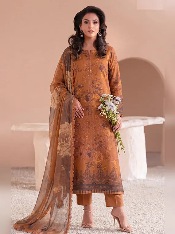 Aleena by Fantak Embroiderd Viscose Unstitched Collection'26 V-1011 (D-05)