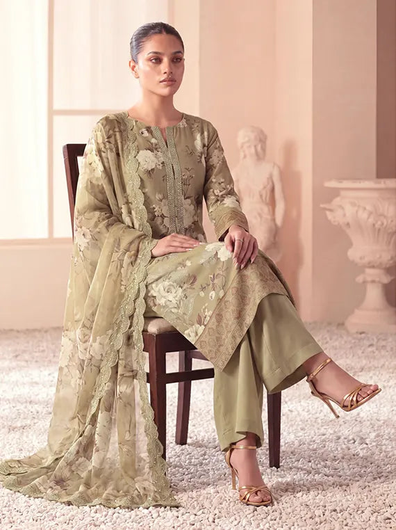 Aleena by Fantak Embroiderd Viscose Unstitched Collection'26 V-1011 (D-07)