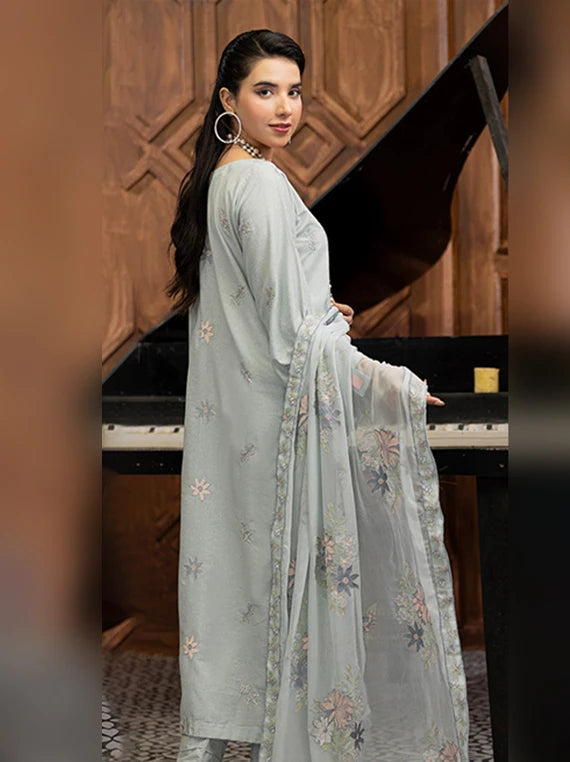 Alif Fancy Wool Karandi Embroidered Collection 2026 Vol-593 (D-05)