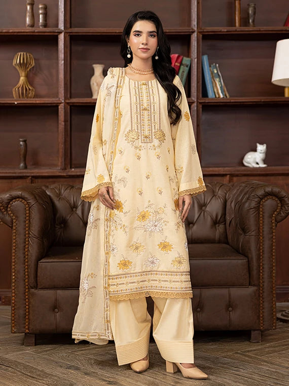 Alif Fancy Wool Karandi Embroidered Collection 2026 Vol-593 (D-06)