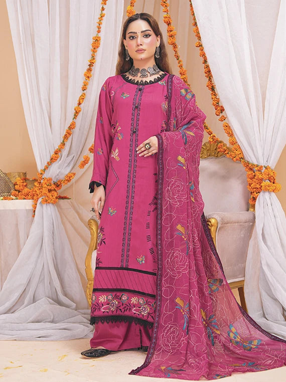 Alif Embroidered Fancy Viscose Collection 2026 Vol-507 (D-01)